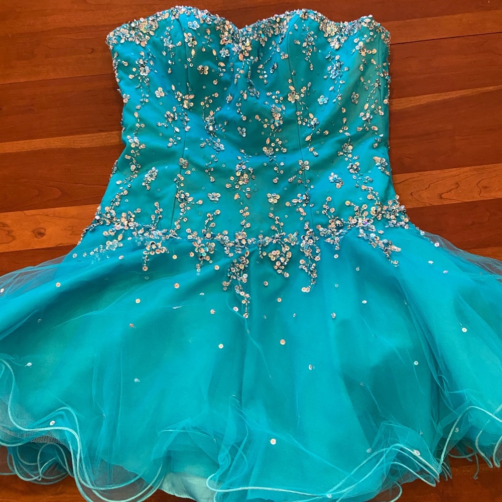 Mori Lee Strapless Dress